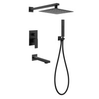 Встраиваемая душевая система Mixxus KUB-009 Inner Black MI5946